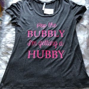 Bride-to-be engagement Shirt NWT M